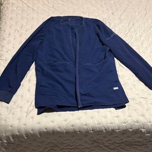Figs Deep Blue Utility Jacket